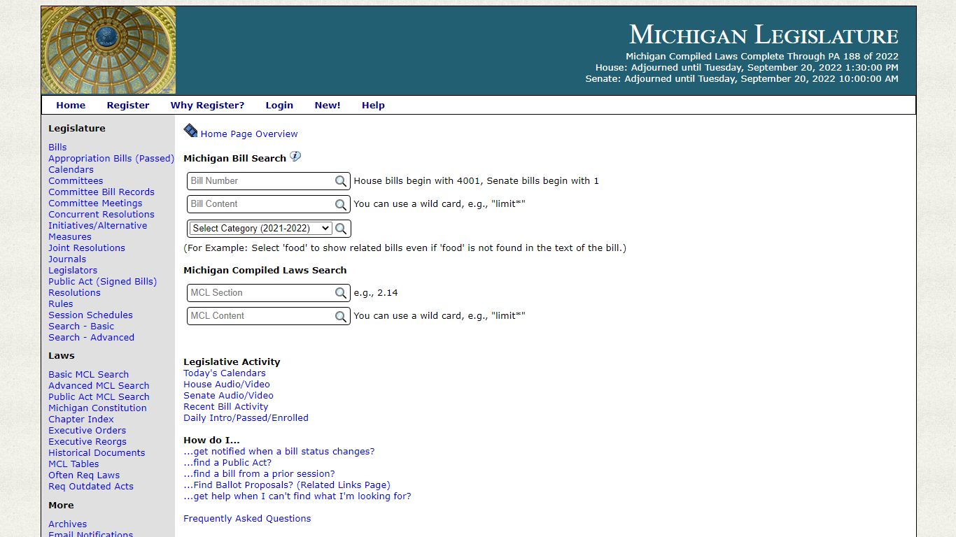 FIREARMS LAWS OF MICHIGAN - Michigan Legislature